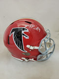 MICHAEL PENIX SIGNED ATLANTA FALCONS FS THROWBACK SPEED AUTHENTIC HELMET BECKETT