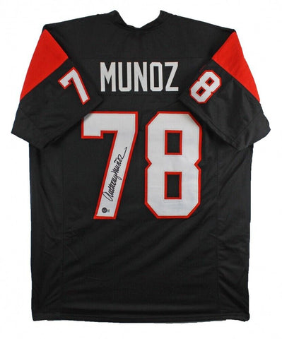 Anthony Munoz Signed Cincinatti Bengals Jersey (Beckett) 11xPro Bowl Off Tackle