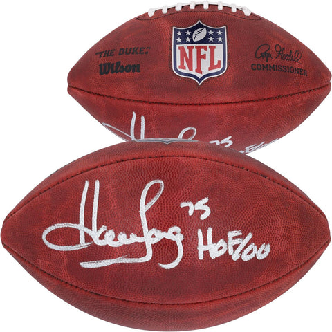 Howie Long Oakland Raiders Signed Duke Full Color Football with "HOF 2000" Insc