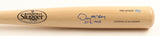 Denny McLain Signed Louisville Slugger Pro Stock Bat "31-6 1968" Detroit Tigers