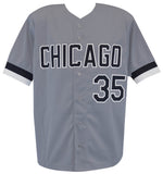 Frank Thomas Signed Grey Custom Jersey w/HOF 2014 - (SCHWARTZ SPORTS COA)