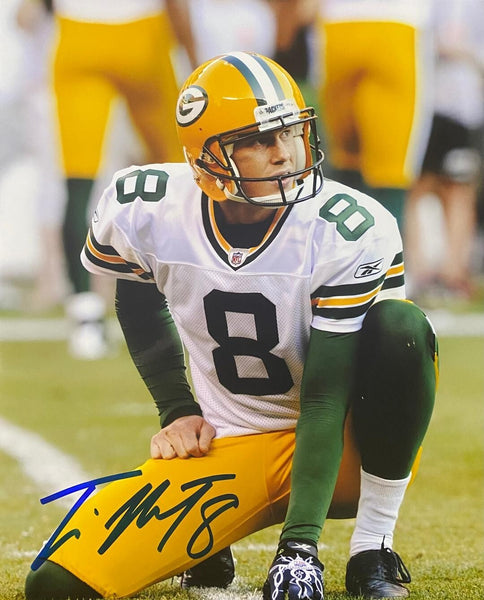 Green Bay Packers Punter TIM MASTHAY Signed 8X10 Photo #3 AUTO -