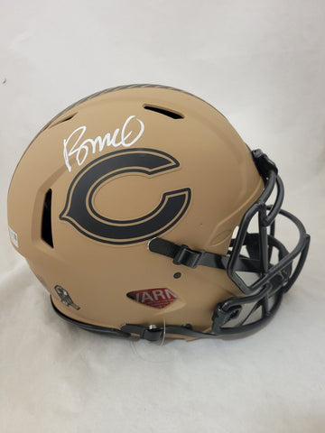 ROME ODUNZE SIGNED CHICAGO BEARS STS 2 SPEED AUTHENTIC HELMET FANATICS