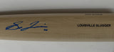 Brewers SAL FRELICK Signed Louisville Slugger Blonde Bat AUTO - BAS