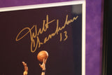 Wilt Chamberlain Kareem Abdul-Jabbar Dual Autographed 16x20 Framed Photo JSA LOA