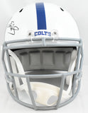 Edgerrin James Autographed Indianapolis Colts F/S Helmet - Beckett W Hologram