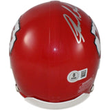 Jared Allen Autographed Kansas City Chiefs VSR4 Mini Helmet HOF Beckett W 55179