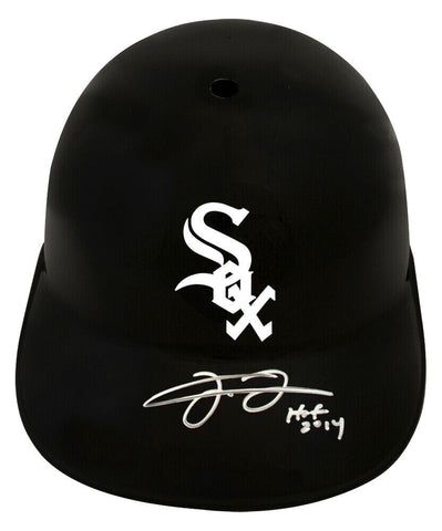 FRANK THOMAS Signed Chicago White Sox Replica Batting Helmet w/HOF 2014 - SS