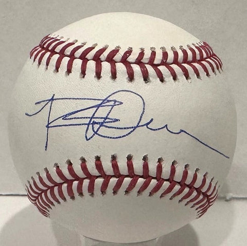 Brewers Outfielder ROB DEER Signed Official MLB Baseball AUTO - Tigers - BAS