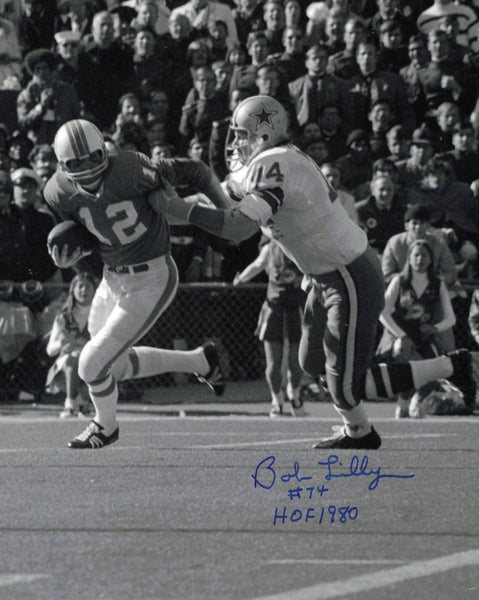 Bob Lilly Autographed Signed 8x10 Photo Dallas Cowboys SKU #245882