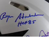 Staubach Dorsett Pearson Signed Dallas Cowboys Authentic TB Helmet Beckett 54600