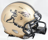 Johnny Manziel Autographed Heisman Speed Mini Helmet w/HT - Beckett W Hologram