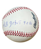 Yoan Moncada Autographed ROMLB Baseball White Sox MLB Debut MLB 41089
