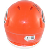 Luther Burden Autographed Chicago Bears Mini Helmet 22 Alt Beckett Witness 51852