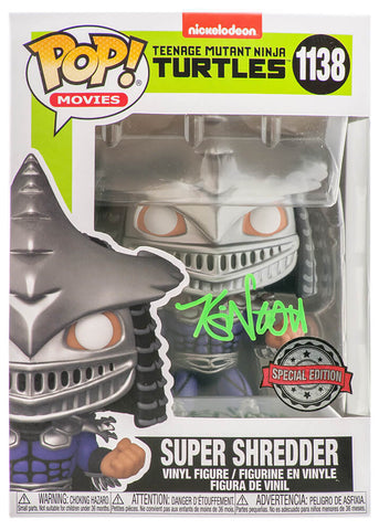 Kevin Nash Signed TMNT Super Shredder Funko Pop Doll #1138 -(SCHWARTZ COA)