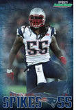 Brandon Spikes Signed Patriots Jersey Inscribed "Go Pats!" (Hollywood Coll.COA)