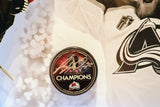 Gabe Landeskog Signed Silver Signed Colorado Avalanche SC Puck Lighted Frame COA