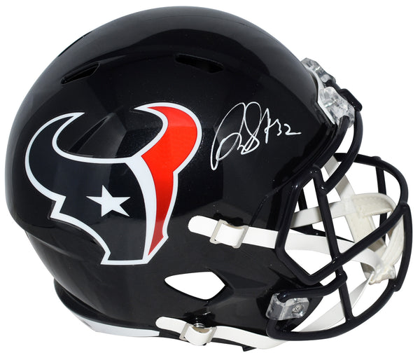 DAVID MONTGOMERY AUTOGRAPHED HOUSTON TEXANS FULL SIZE SPEED HELMET BECKETT