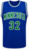 Christian Laettner Signed Blue T/B Pro Style Custom Basketball Jersey - (SS COA)