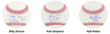 (Set of 10 Balls) A League Of Their Own Single Signed Baseball w/Character Names