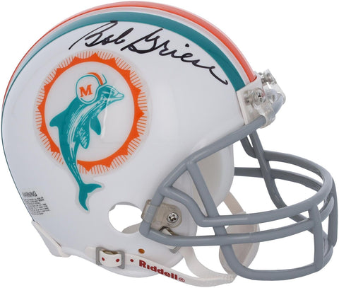 Bob Griese Miami Dolphins Autographed 1972 Throw Back Mini Helmet