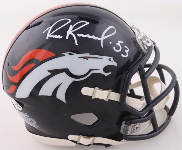 Bill Romanowski Signed Denver Broncos Mini-Helmet (JSA) 2xPro Bowl Linebacker