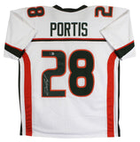Miami Clinton Portis Authentic Signed White Pro Style Jersey BAS Witnessed