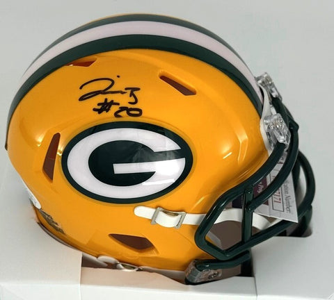 Packers Safety JAVON BULLARD Signed Riddell Speed Mini Helmet AUTO - JSA
