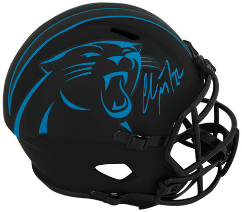 Christian McCaffrey Signed Panthers ECLIPSE Riddell F/S Replica Helmet (Beckett)