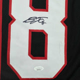 Framed Signed B.J. BJ Ojulari 35x39 Arizona Black Jersey JSA COA