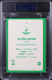 Bucks Alton Lister Signed 5x7 1985 Star NBA Court Kings #5 Card PSA/DNA Slabbed