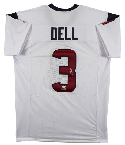 Tank Dell Authentic Signed White Pro Style Jersey Autographed JSA