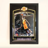 Shaquille O'Neal Los Angeles Lakers Autographed 16x20 Photo Deluxe Frame BAS COA