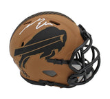 James Cook Signed Buffalo Bills Speed Salute to Service 2 NFL Mini Helmet