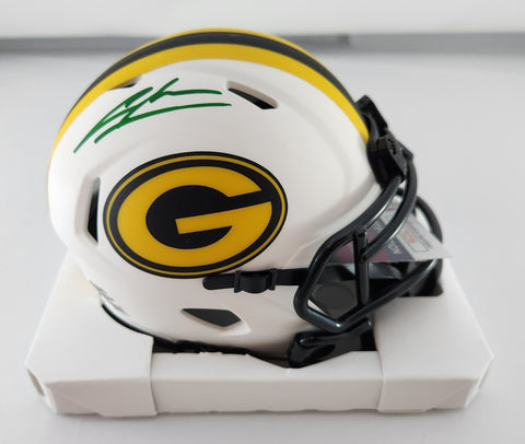 Packers CHARLES WOODSON Signed LUNAR Mini Helmet AUTO - HOF 2021 - JSA