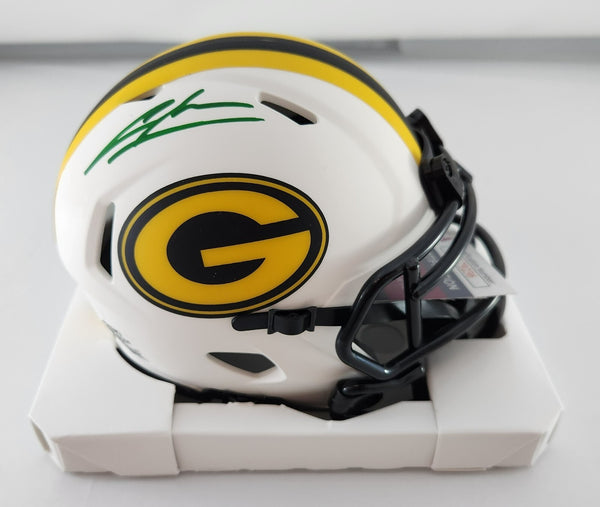 Packers CHARLES WOODSON Signed LUNAR Mini Helmet AUTO - HOF 2021 - JSA