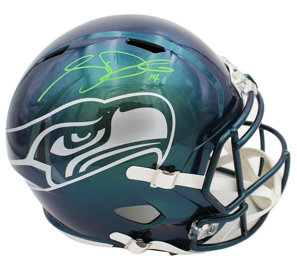 Sam Darnold Signed Seattle Seahawks Speed Full Size Rivalries NFL Helmet