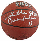 Lakers Wilt "The Stilt" Chamberlain Signed Spalding I/O Basketball BAS #A11267