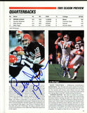 1989 Browns Team Signed Autographed Yearbook 32 Sigs Incl Bernie Kosar 242500