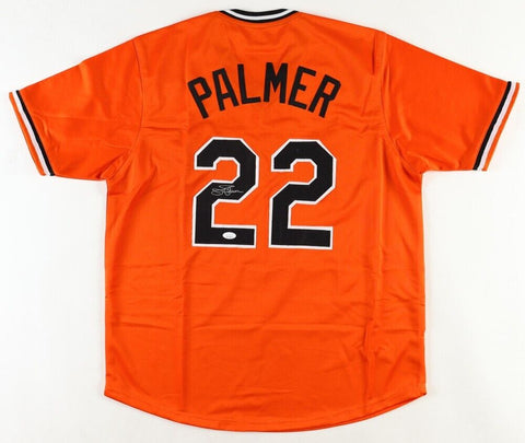 Jim Palmer Signed Baltimore Orioles Orange Jersey (JSA COA) 3xWorld Series Champ