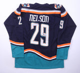 Brock Nelson Signed New York Islanders Jersey (JSA COA) 1st Round Pck 2010 Draft