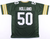 Johnny Holland Signed Packers Jersey (JSA COA) Green Bay L.B. (1987-1993)