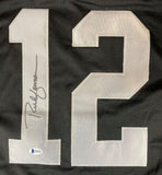 Rich Gannon Signed Oakland Raiders Black Jersey (Beckett QR Code) 2002 NFL MVP