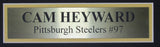 Cam Heyward Signed Pittsburgh Steelers Football Jersey Framed Beckett 187209