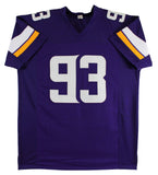 Patrick Jones Authentic Signed Purple Pro Style Jersey Autographed BAS Witnessed