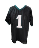 Big Dom DiSandro Signed/Inscribed Custom Football Jersey Eagles Beckett 192786