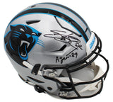 Steve Smith Signed Carolina Panthers Speed Flex Authentic NFL Helmet with 1 Ins.