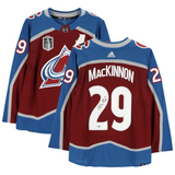 Nathan MacKinnon Autographed "2022 SC Champs" Authentic Adidas Jersey Fanatics
