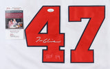 Tom Glavine Signed Atlanta Braves Custom 1995 World Series Jersey (JSA COA)
