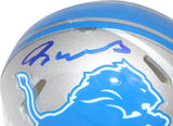 Jameson Williams Signed Detroit Lions Mini Helmet BAS 40173